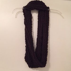 Brown infinity scarf